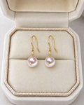 Hook Drop Akoya Pearl Earrings